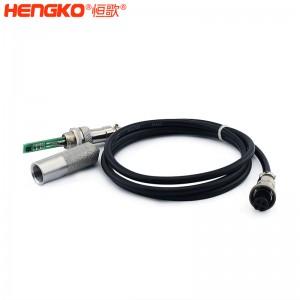 恒歌直銷不銹鋼RHT-H20-B平頭溫濕度傳感器探頭帶電線,用于農業大棚