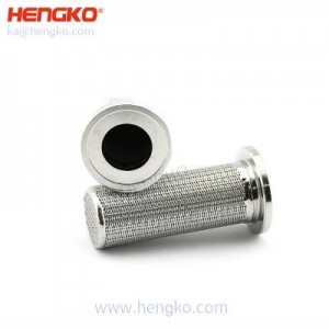 濾芯廠家供應燒結不銹鋼絲網筒式過濾器_不銹鋼網濾芯用于醫(yī)療滅菌