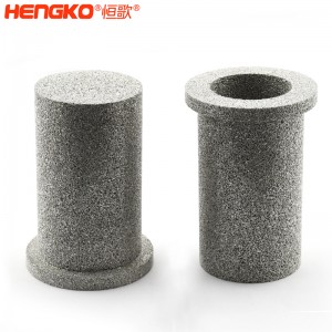 恒歌工業(yè)不銹鋼除塵濾筒透氣性好金屬粉末燒結(jié)濾芯過(guò)濾精準(zhǔn)易清洗,應(yīng)用于生物工程