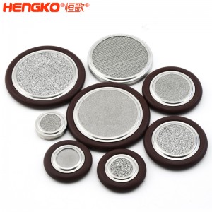 恒歌不銹鋼316L真空卡環濾芯耐高溫透氣均勻耐壓,工業衛生級不銹鋼濾片過濾器