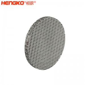 恒歌定制不銹鋼過濾片批發(fā),燒結不銹鋼過濾網片耐高溫耐腐蝕