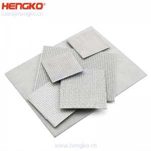 廠家供應微米級冶金不銹鋼燒多層結網(wǎng)濾板高精度耐高壓_規(guī)格尺寸多樣可定制