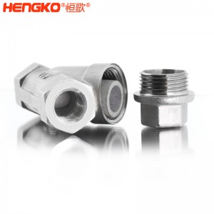 恒歌定制316L粉末燒結(jié)不銹鋼Y型過濾器耐腐蝕易清洗,用于化工行業(yè)