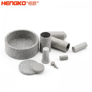 廠家直銷0.1-90μm燒結粉末不銹鋼316L過濾筒耐高壓過濾效率高,用于工業(yè)廢水過濾