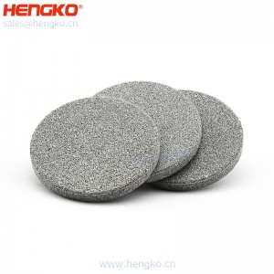 恒歌粉末燒結(jié)316L不銹鋼濾片耐高溫耐用_不銹鋼濾芯過(guò)濾片用于管道氣體