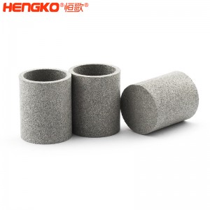 廠家直銷孔徑0.2-90um多孔不銹鋼濾筒工業除塵濾芯過濾精準耐腐蝕,用于凈化污水