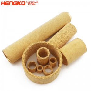 廠家定制生產(chǎn)銅粉末過濾芯燒結(jié)銅濾芯濾管孔隙均勻,銅燒結(jié)除塵防塵過濾銅管
